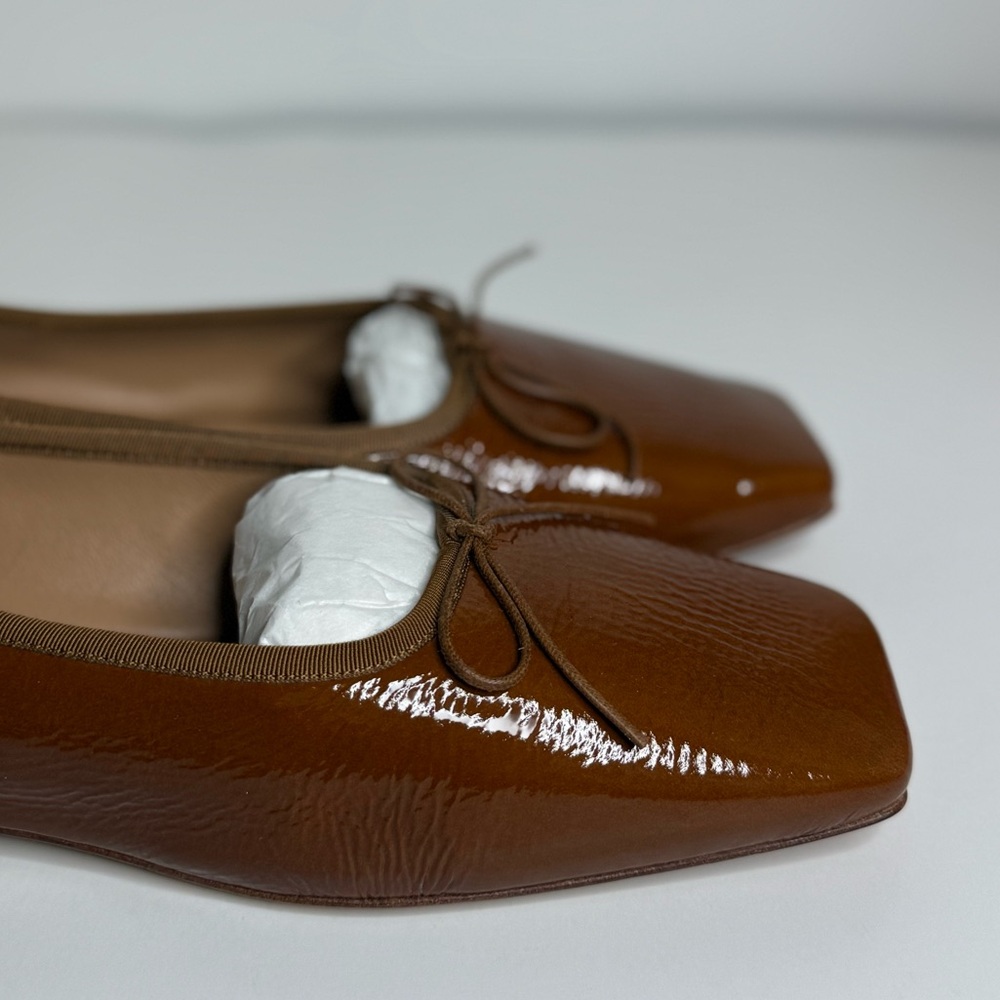 Mansur Gavriel Square Toe Ballerina Flats - Picture 9 of 11